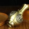 Pure Copper Handicraft Ornament Home Living Room Four Dragon Vase Faucet Zodiac Dragon Antique High-grade Brass Vase Ornament