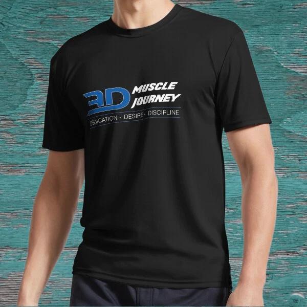 New 3D White Logo Active T-Shirt Logo American T-Shirt Funny Size S to 5XL 2XL