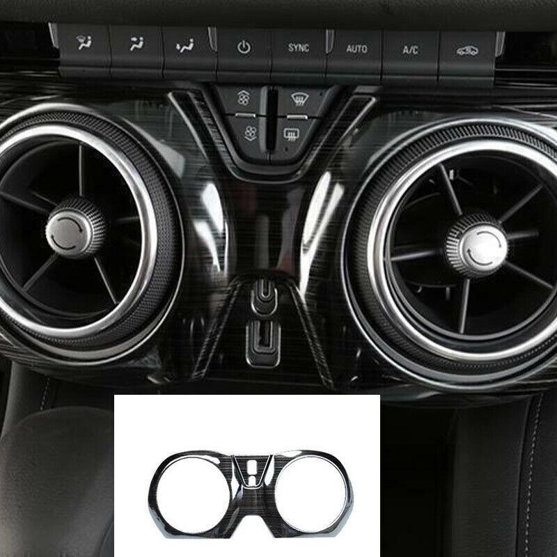 For Chevrolet Blazer 19-2023 Black Titanium Central Console Air Outlet Vent Trim