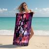 1Pc Horror Puppet Scene Beach Towel Microfiber Beach Towel Thin Absorbent For Beach Swimming Yoga Bath Sports 0917141