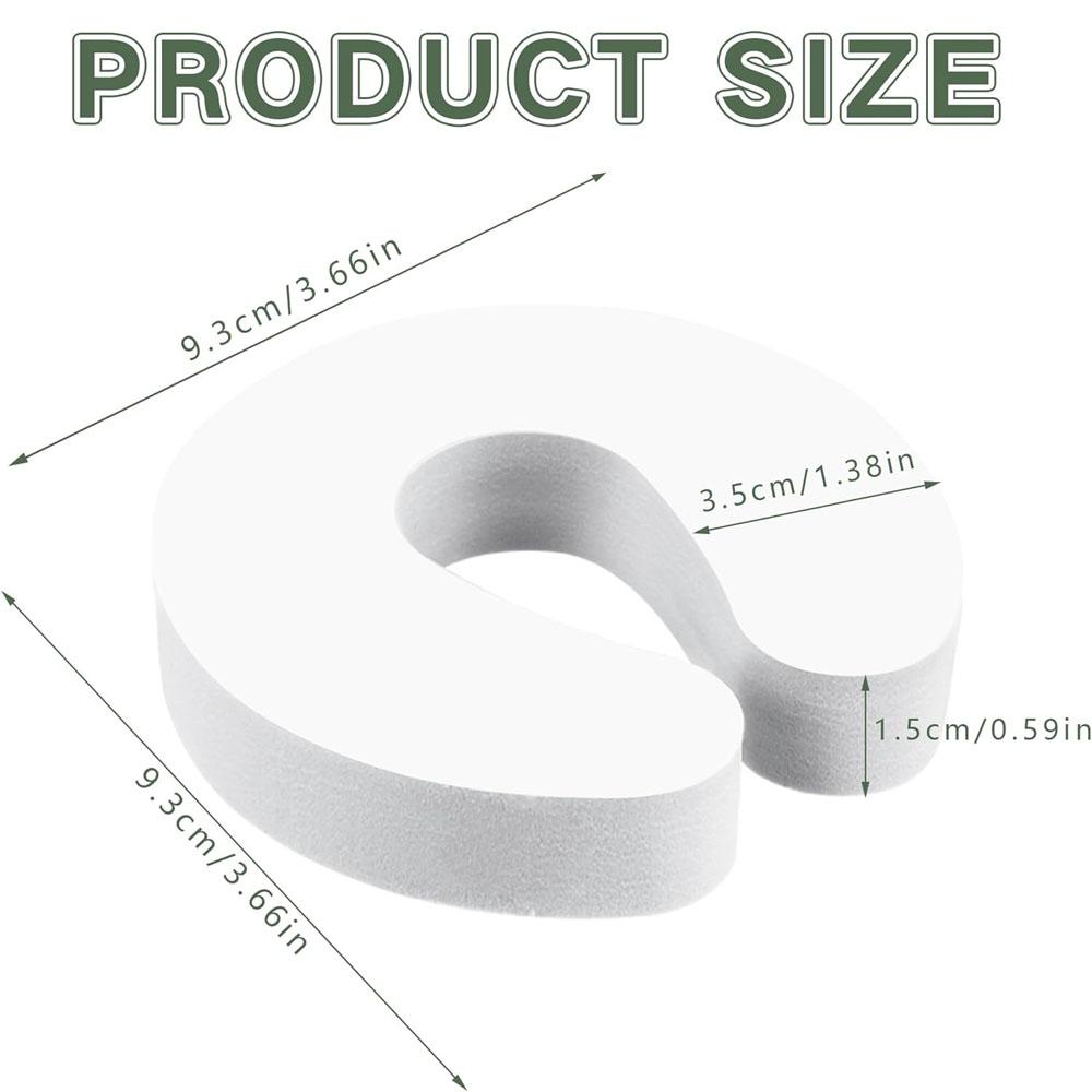 6 Piece Set of Soft Foam Door Stopper Anti-pinch Door Stopper Anti-pinch Guard Protector Child Safety Door Stopper Soft Foam Pad