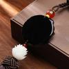 Natürlicher Obsidian Auto Zubehör Sichere Reise Segen Anhänger Auto Rückspiegel Schmuck Geburtstag Geschenk Auto Dekoration