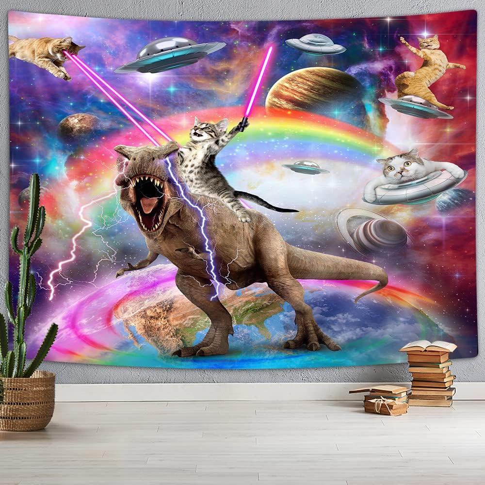Tapestry of funny cat children 75x100