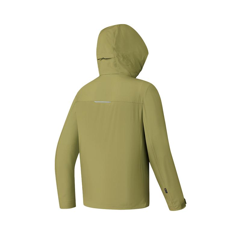 FILA Fitness Outdoor Windproof Breathable Hooded Long Sleeve Jacket Unisex jackets Dark-Green A51U531701F-DG