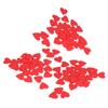 100Pcs Wooden Hearts Blank Glossy Surface Durable Eco Friendly Wide Application Wooden Tags for DIY Gifts Craft