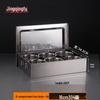 JingQingFu Commercial Stainless Steel Seasoning Box Set