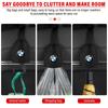 1/2pcs Leather Car Seat Back Hooks Portable Hanging Bag Rack For BMW E30 E34 E36 E39 E46 F10 F13 M Performance X1 F48 X3 X4 X5