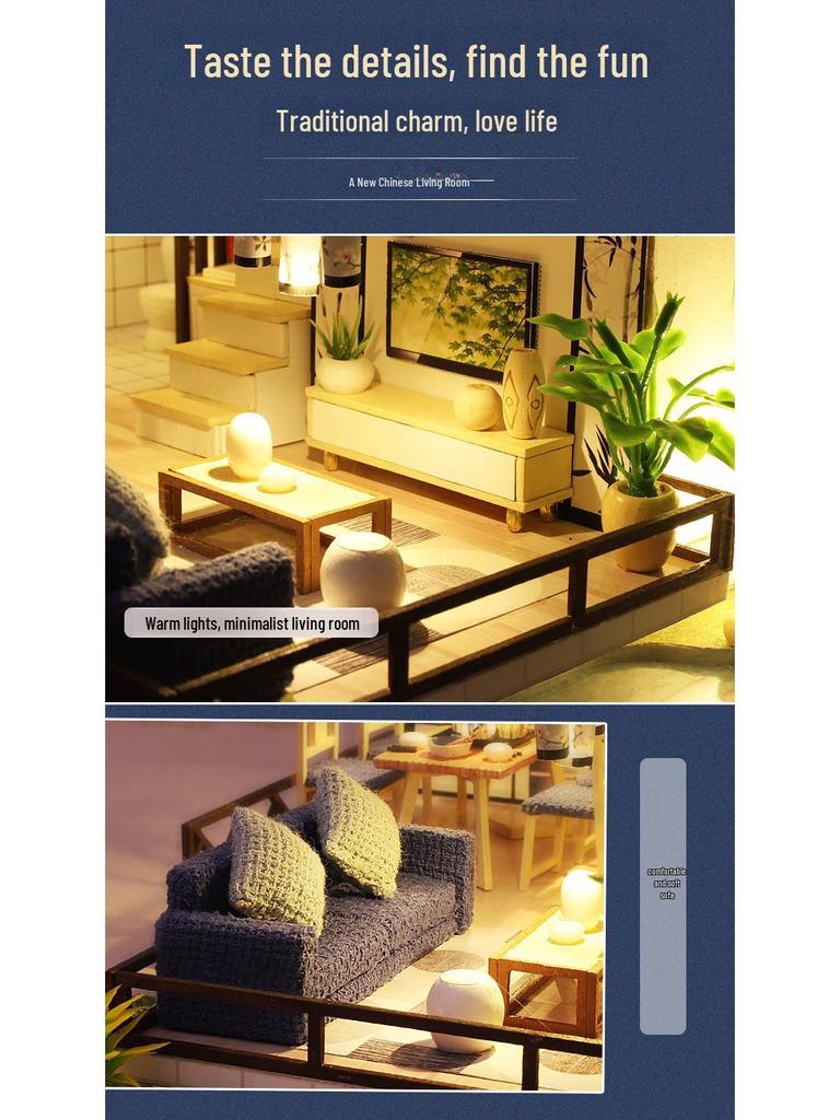 DIY Christmas Gift: M-029 Bamboo Rhyme Handmade Model Building Kit