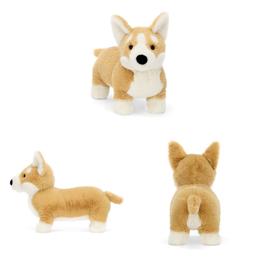 Jc Corgi Betty Plush Toy Stuffed Animal Doll Bedroopm Decoration Gifts Kids