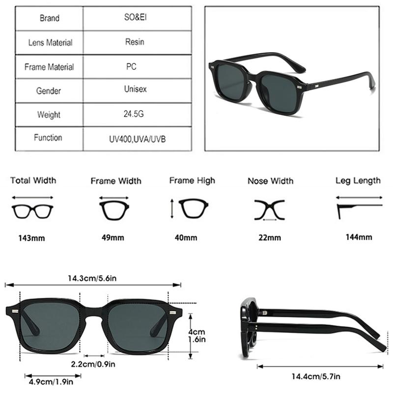 SHAUNA New Square Candy Color Women Sunglasses Retro Rivets Men Trending Orange Sun Glasses Shades UV400