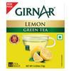 Girnar Green Tea With Lemon 10 Tea Bags Pack Of 1 Refreshing Citrus Flavor Drink