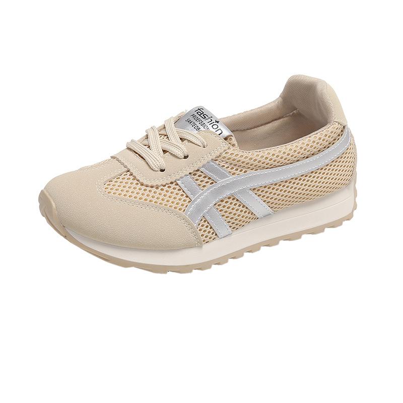 

Новая осенняя модель — дышащие маленькие белые туфли, женские студенческие туфли на толстой подошве, универсальные повседневные спортивные кеды F 38 хаки