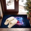 New York Crest Area Rug Suitable for Indoor And Outdoor,Carpets for Kitchens, Homes, Offices, Living Rooms,Home Decor,Christmas Gift