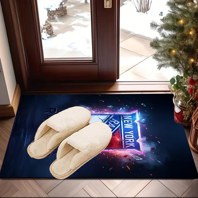 New York Crest Area Rug Suitable for Indoor And Outdoor,Carpets for Kitchens, Homes, Offices, Living Rooms,Home Decor,Christmas Gift
