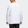 Adidas X Hiroko Takahashi Co-Branded Geometric Print Loose Fit Long Sleeve Sport Tee Men Tops White GD4977
