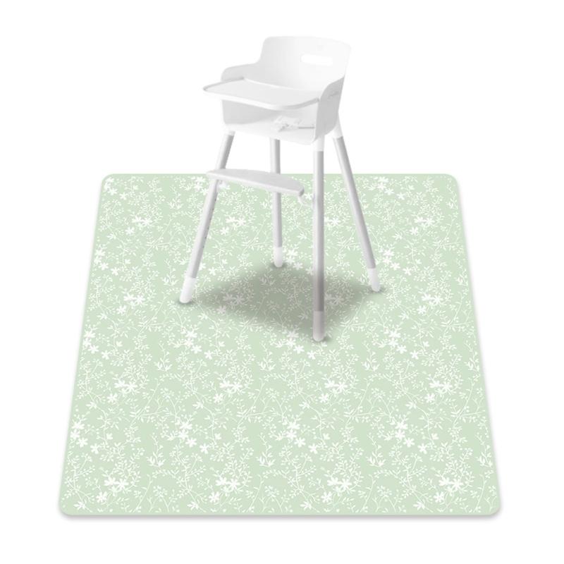

Spill Mat for High Chair 130x130cm Foldable and Easy to Clean Outdoor Baby Play Cushion for Children and Newborns