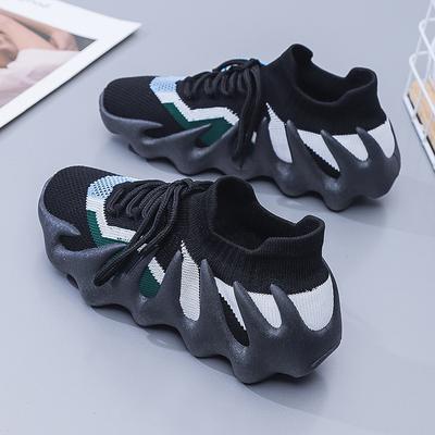 Octopus Summer New Mesh Breathable Lightweight Sports Casual Shoes Running Fitness Shoes Flying Woven Coconut Shoes