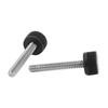 25Pcs Thumb Screw Stainless Steel Knurled Nylon Cover 632 Full Thread Industrial Robot Parts