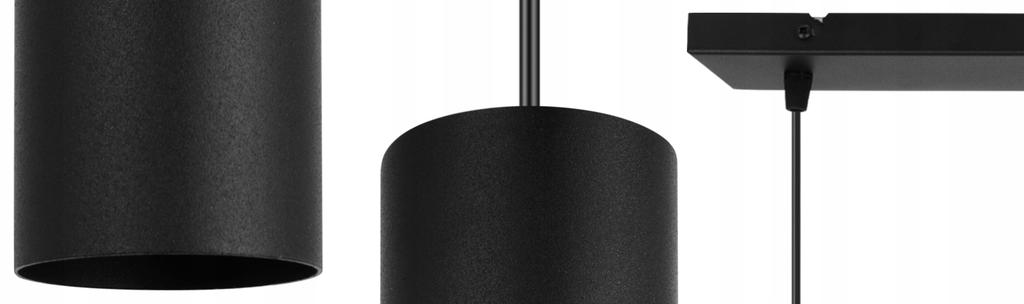MODERN CEILING HANGING LAMP BLACK LED LAMP