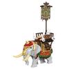 Animals Figures Zoo Elephant Model Assemble Building Blocks Kits Toys For Children Wild Animal Kids Gifts