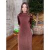 Fashion Wind New Arrival Fashion Pleated Ruffles Silm Dress Ruffle Edge Pleated Dress