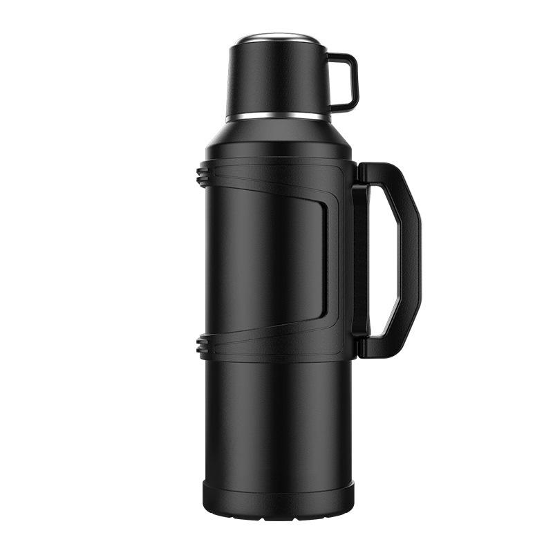 High Quality Large 1800ml Leak Proof Vacuum High-efficiency Insulation Function Thermos Flask with Foldable Handle and Cup Lid