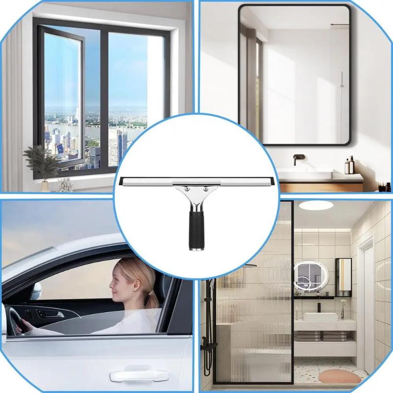 Haushalts Glasreinigungswischer Fensterwischer Werkzeug für Wohnung Badezimmer Autoglas Duschwand