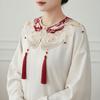 Embroidery Design Hanfu Collar Chinese Style Horse-face Skirt Yunjian Collar  Chinese Traditional