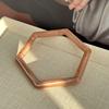 Color Smudged Hexagonal Acrylic Bracelet Retro Simple And Versatile Bracelet Style Jewelry