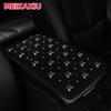 1 Beautiful Little Bow Glitter Blingbling Women's Car Armrest Pad Center Control Pad Car Interior Supplies
