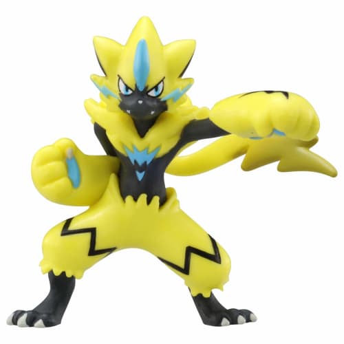TAKARA TOMY "Pocket Monster Monster Collection MS-09 Zeraora" Pokemon Figure Toy Ages 4 and Up Passes Toy Safety Standards ST Mark Certification Pokem