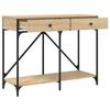 Console Table Sonoma Oak 100x39x78.5 Cm Engineered Wood