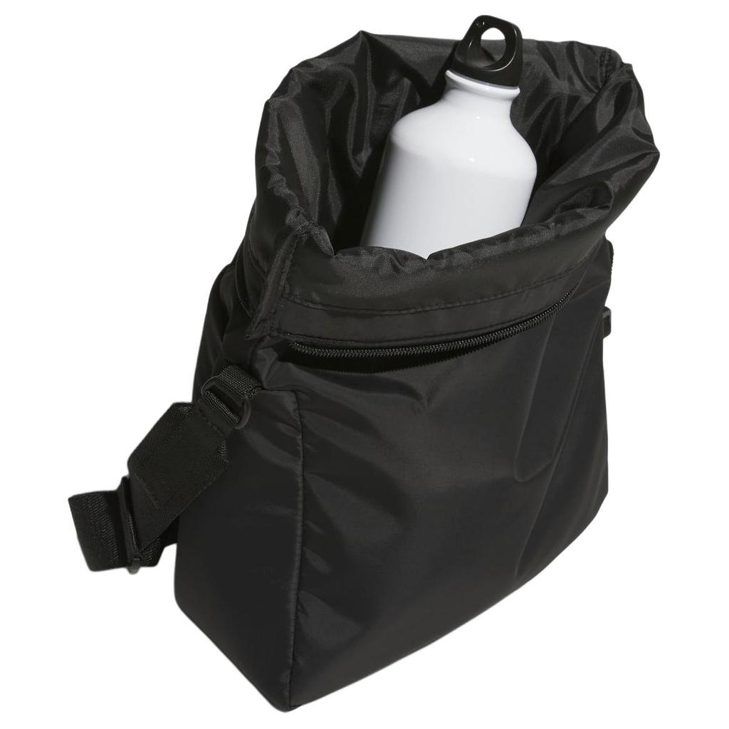 New Adidas Recycled Polyester Crossbody Bag, Shoulder Bag Regular Unisex Black JE3905