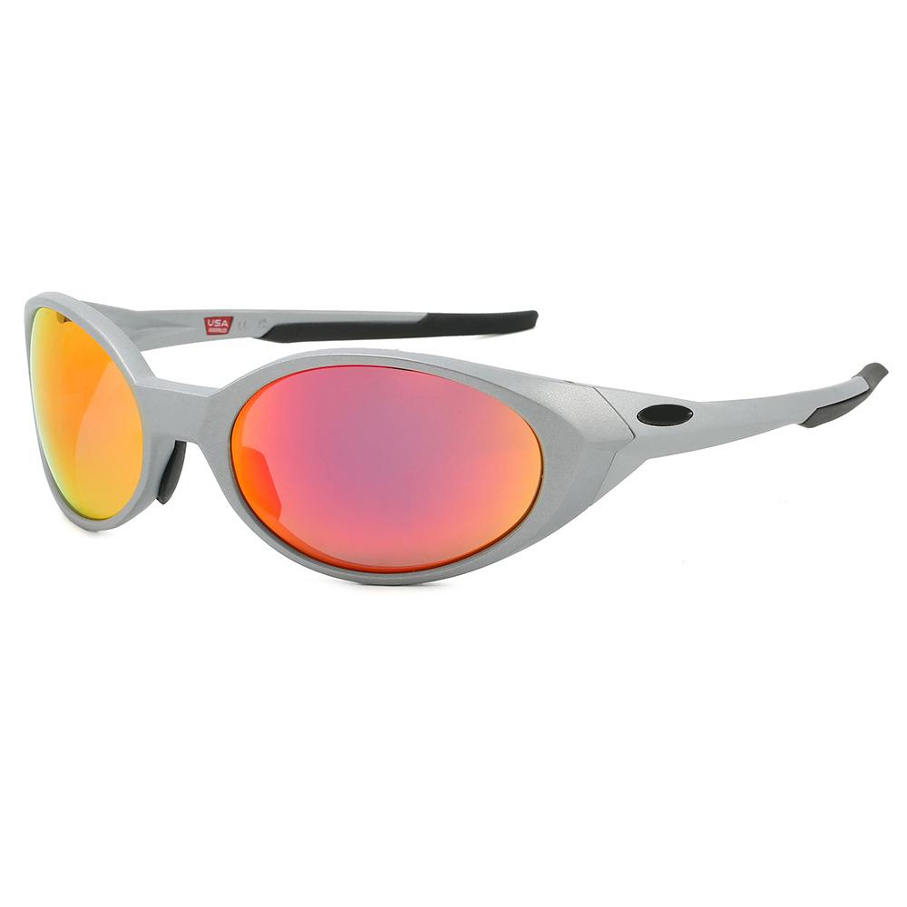 Nowe outdoorowe sportowe nylonowe spolaryzowane okulary przeciwsłoneczne do jazdy na rowerze dla mężczyzn i kobiet, modne retro okulary podróżne i do jazdy 9438