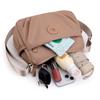 Women's Bag Multi-Pocket Shoulder Bag Lightweight Nylon Crossbody Bag