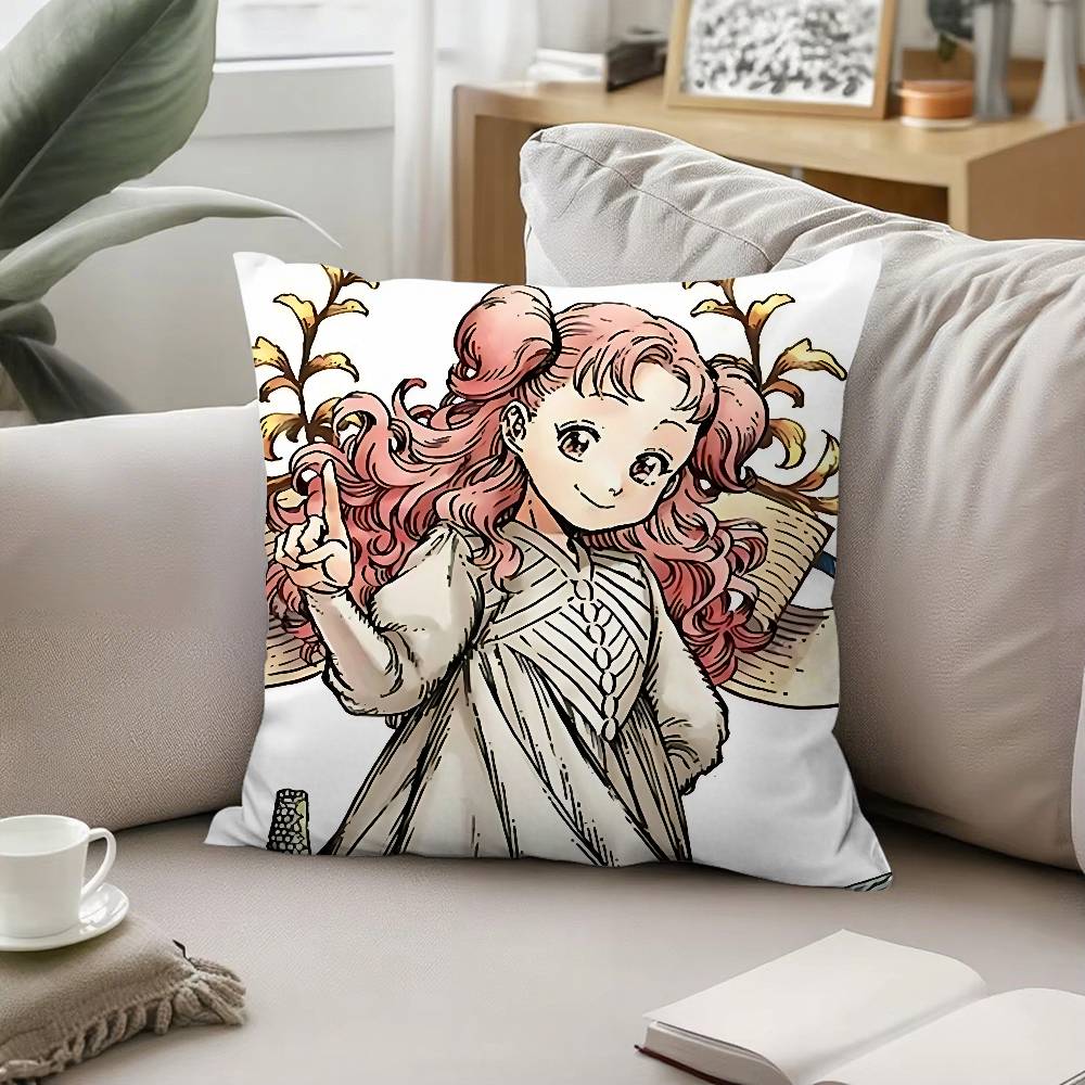 Anime W-Witch H-Hat A-Atelier Throw Pillow Covers Pattern Cushion Cover Suitable For Sofa Bedroom Car Pillow Cover
