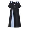 A New Summer Dress for Plus-size Women, Featuring A French Retro Style with A Square Neck and A Cinched Waist