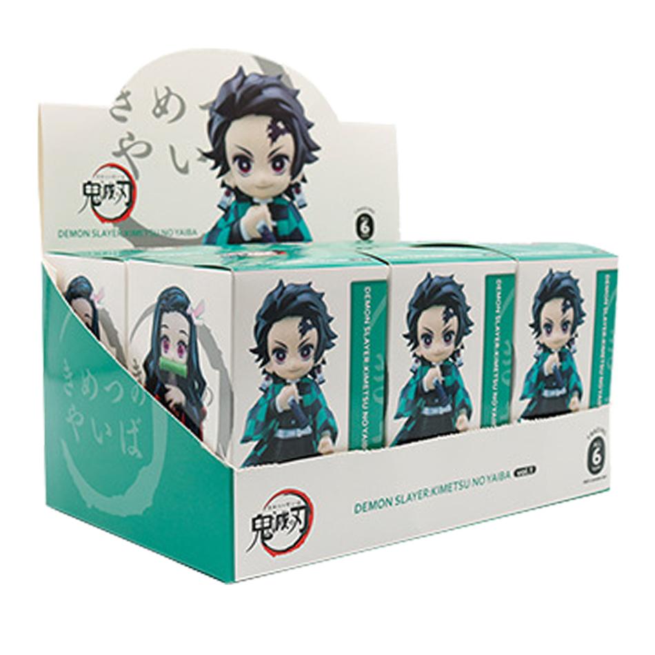 Demon Slayer Tanjiro Kamado Nezuko Anime Cartoon Figure Blind Box Creative Personalized Statue Model Ornament Surprise Gift Box