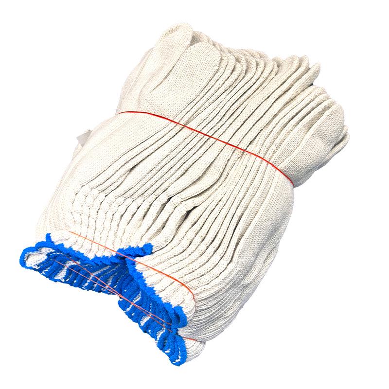 Men's Thickened Cotton Nylon Non-Slip Work Gloves – Durable Protection for Labor and Construction