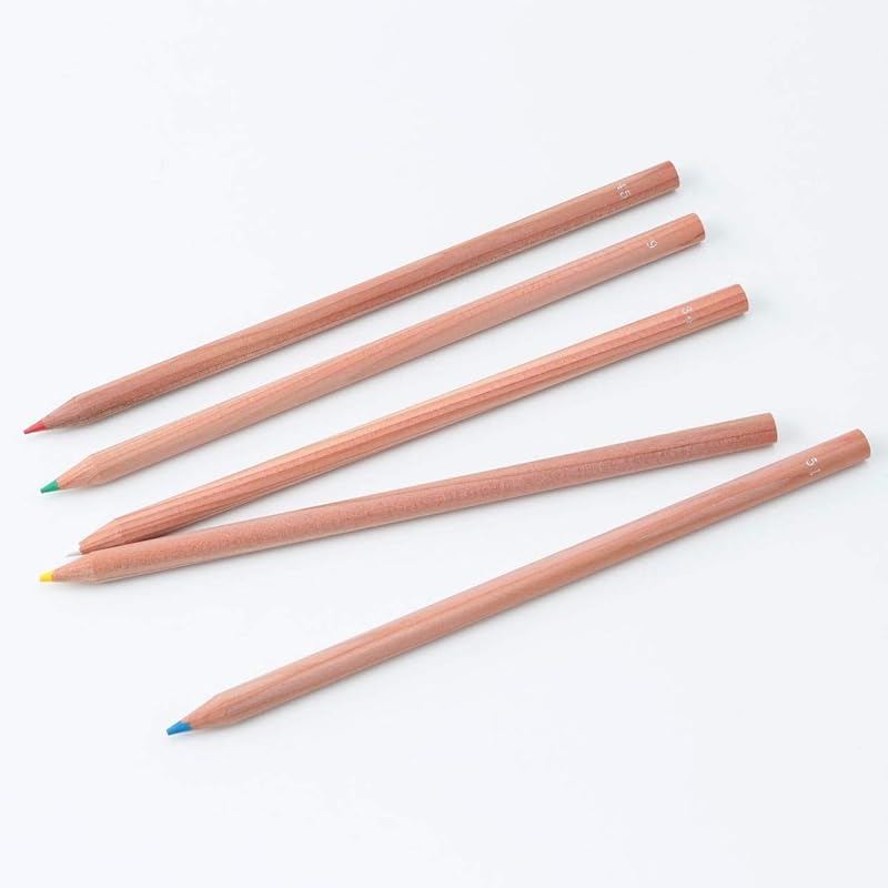 MUJI Colored Pencils, 60 Colors - in a cardboard tube case, Item No. 15355488