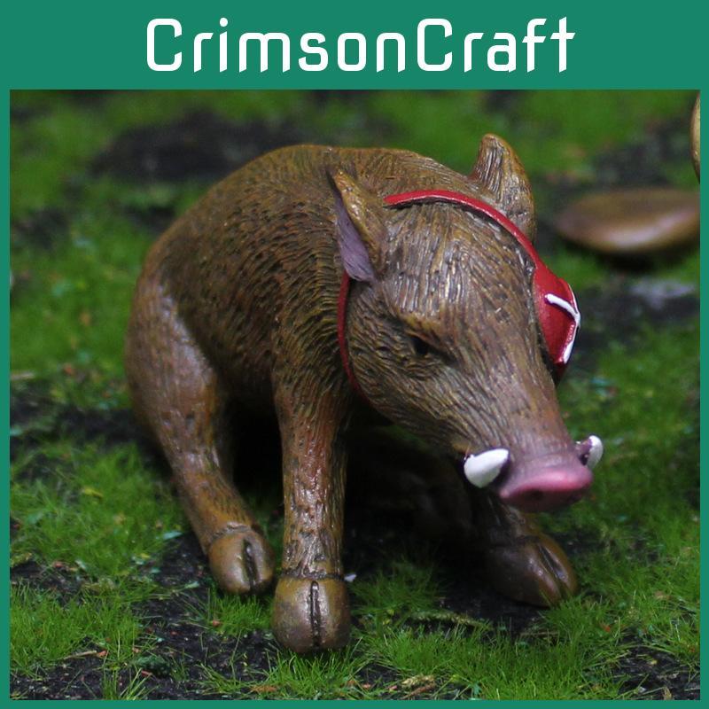 Resin Landscape Micro Gift Pirate Boar For Festive Event Animal Decorations