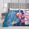 Pinks Panthers Velvet Throw Blanket Cartoon Blanket for Bed Couch Lightweight Bedroom Quilt,