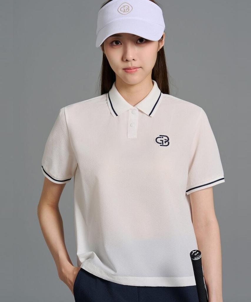 BEANPOLE GOLF Women'S Seersch Short Sleeve T-Shirt - White