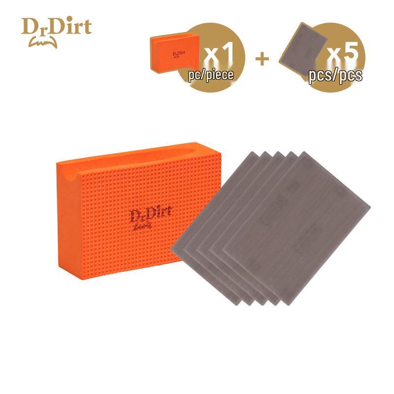 DrDirt Multi-Surface Cleaning Brush for Bathroom, Toilet, and Windows