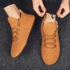 MAEDEF Winter Shoes Men's Warm Lace Up Lightweight Winter Casual Shoes Men Indoor Plush Bedroom House Cotton Shoe Men Warm Shoes