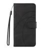 For Honor 400 Pro 5G (Global) Wallet Case Leather Phone Cover Stand with Curved Line Design