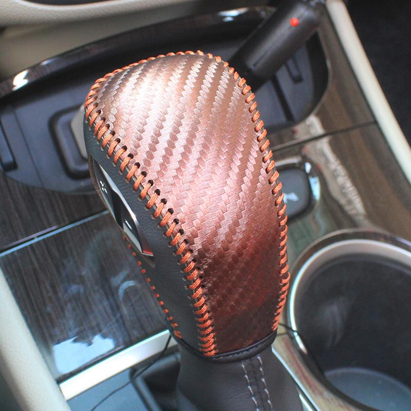 Car Gear Shift Knob Cover For New Buick 2015- Envision 2014- Encore Gx  Verano 2015- Leather Shift Lever