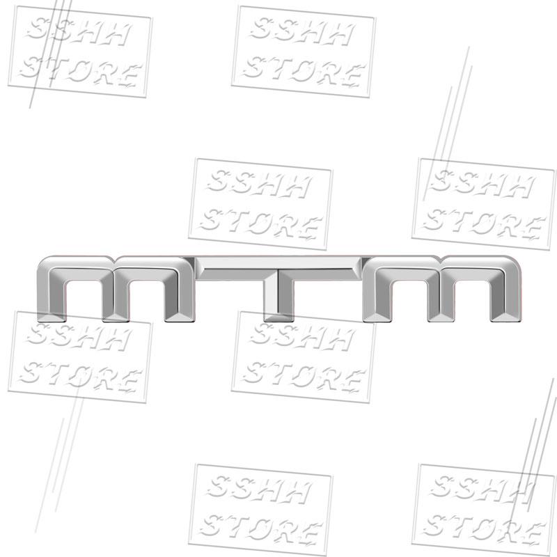 

1Pc 3D Metal MTM Logo Front Grille Emblem Sticker For VW Golf Passat Jetta Touareg Tiguan RS5 RS4 RS6 Rear Tail Trunk Bumper Decor