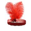 1920er Jahre Flapper Accessoires Gatsby Kostüm Zubehör Set für Damen 20er Jahre Kopfschmuck Perlenkette Handschuhe Ohrringe Set
