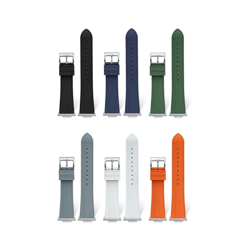 Fluoro Rubber Strap for Tissot PRX Powermatic 40mm Stainless Steel Buckle Men FKM Sport Waterproof Quick Release Watch Band 12mm